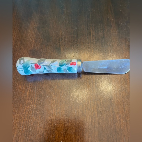 Pfaltzgraff Winterberry Dip Bowl And Spreader - Picture 10 of 13